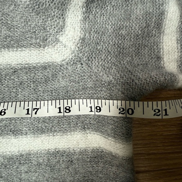 REITMANS Gray Striped Turtleneck Sweater - Picture 5 of 6